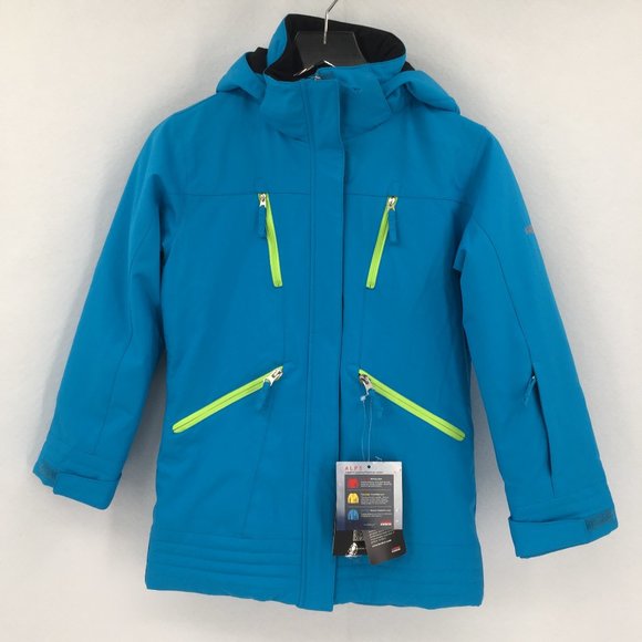 Karbon Natalie ski jacket girl turquoise like new 10 - Picture 1 of 8